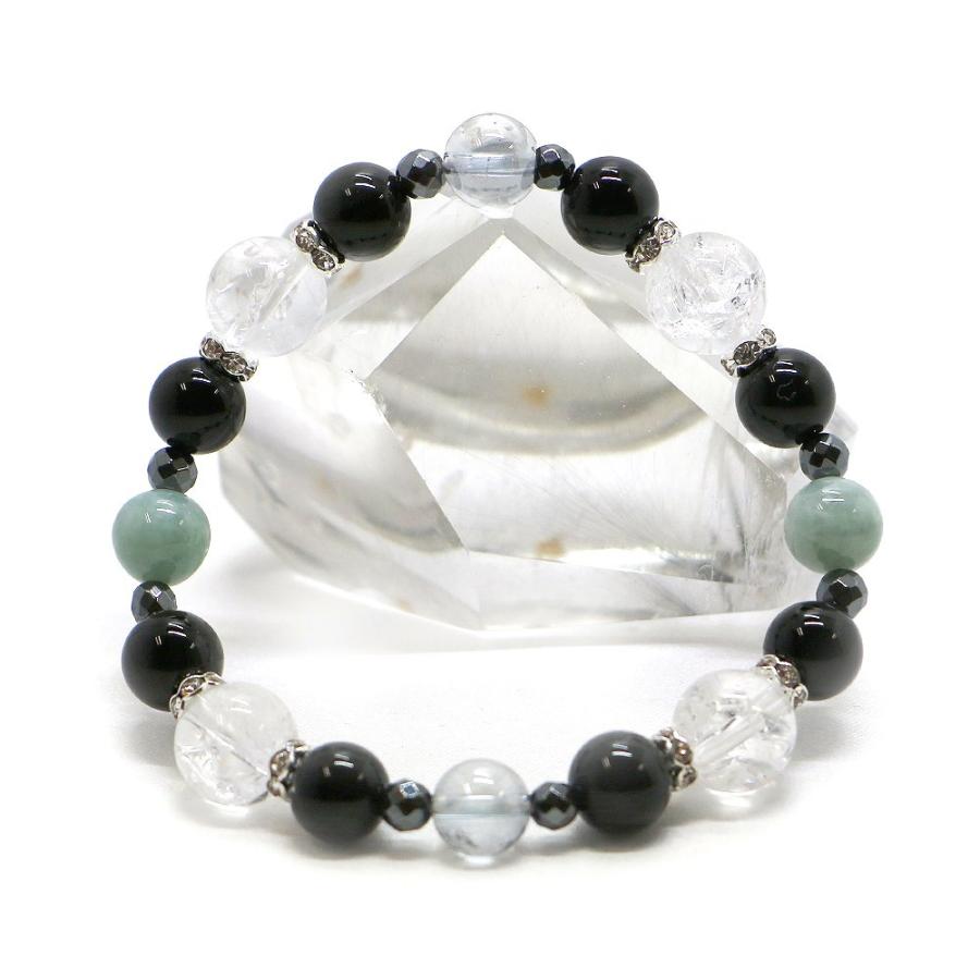 ５月・翡翠 誕生石ブレスレット 天然石ブレス パワーストーン Bracelet |  | 02