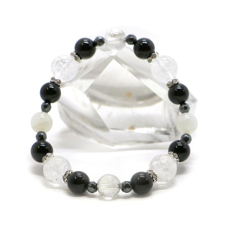 ６月・ムーンストーン 誕生石ブレスレット 天然石ブレス パワーストーン Bracelet |  | 02