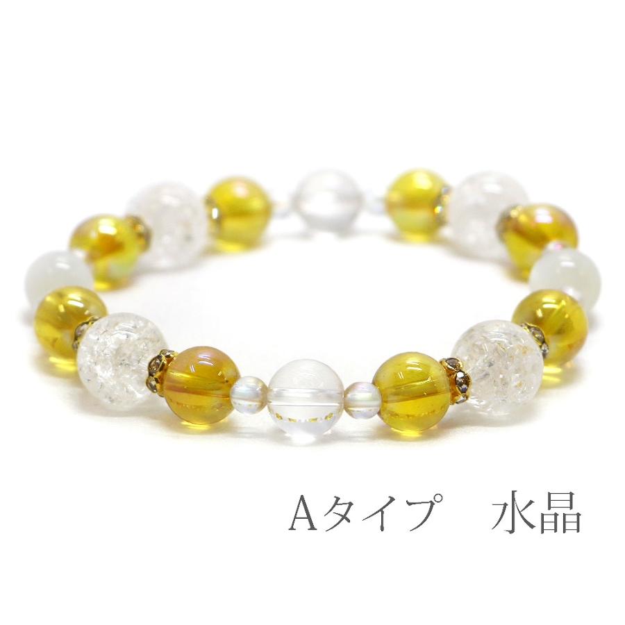 ６月・ムーンストーン 誕生石ブレスレット 天然石ブレス パワーストーン Bracelet |  | 03