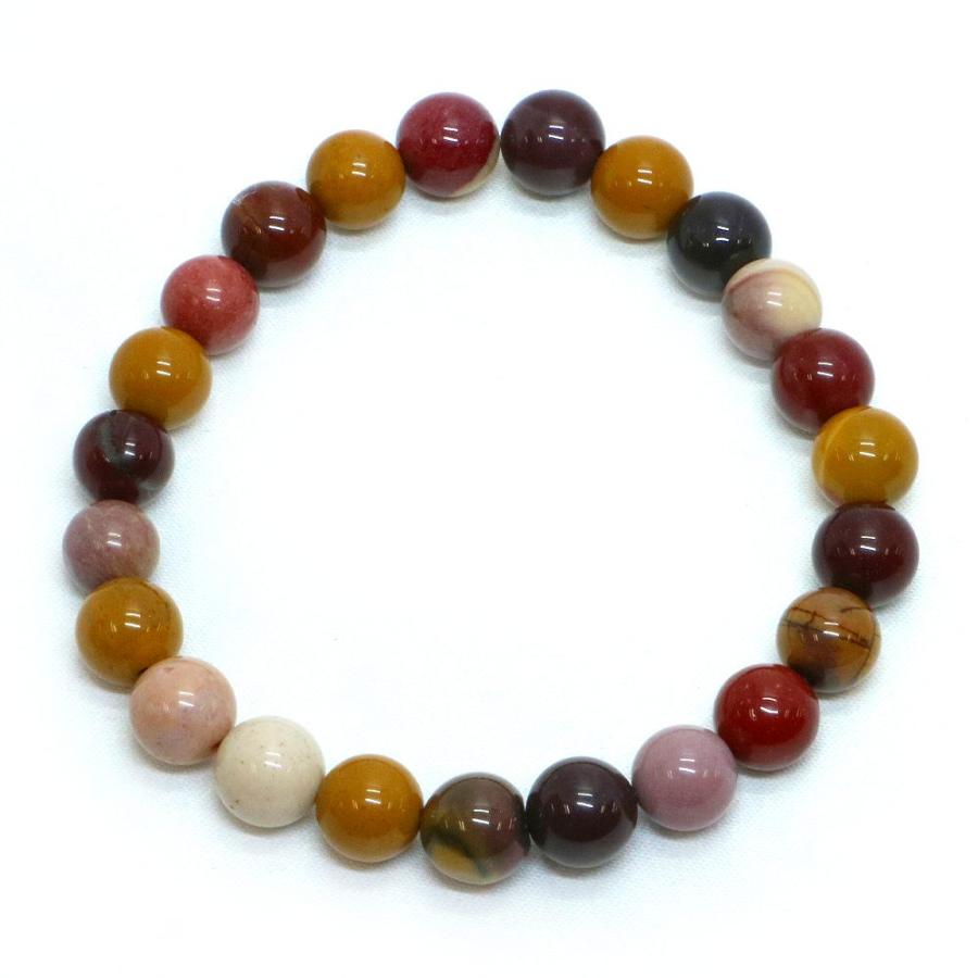 パワーストーン 天然石 ブレスレット ムーカイト ムーアカイト モッカイト 丸玉 8mm 数珠 念珠 Bracelet お試し価格 |  | 01