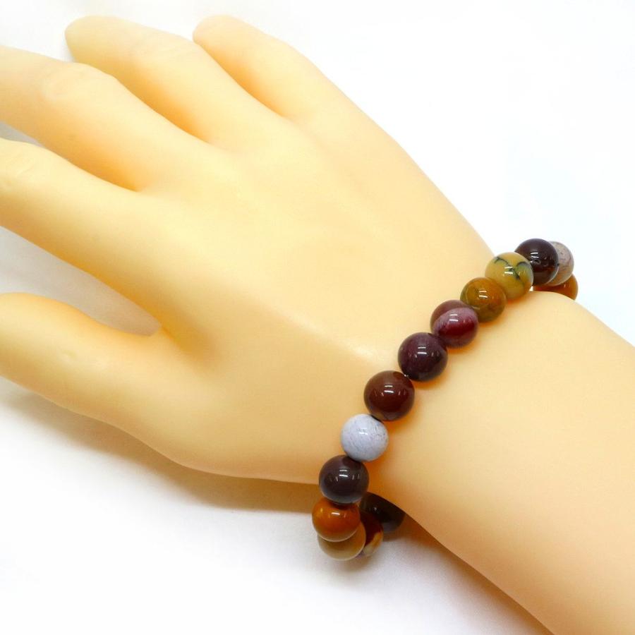 パワーストーン 天然石 ブレスレット ムーカイト ムーアカイト モッカイト 丸玉 10mm 数珠 念珠 Bracelet お試し価格 |  | 02