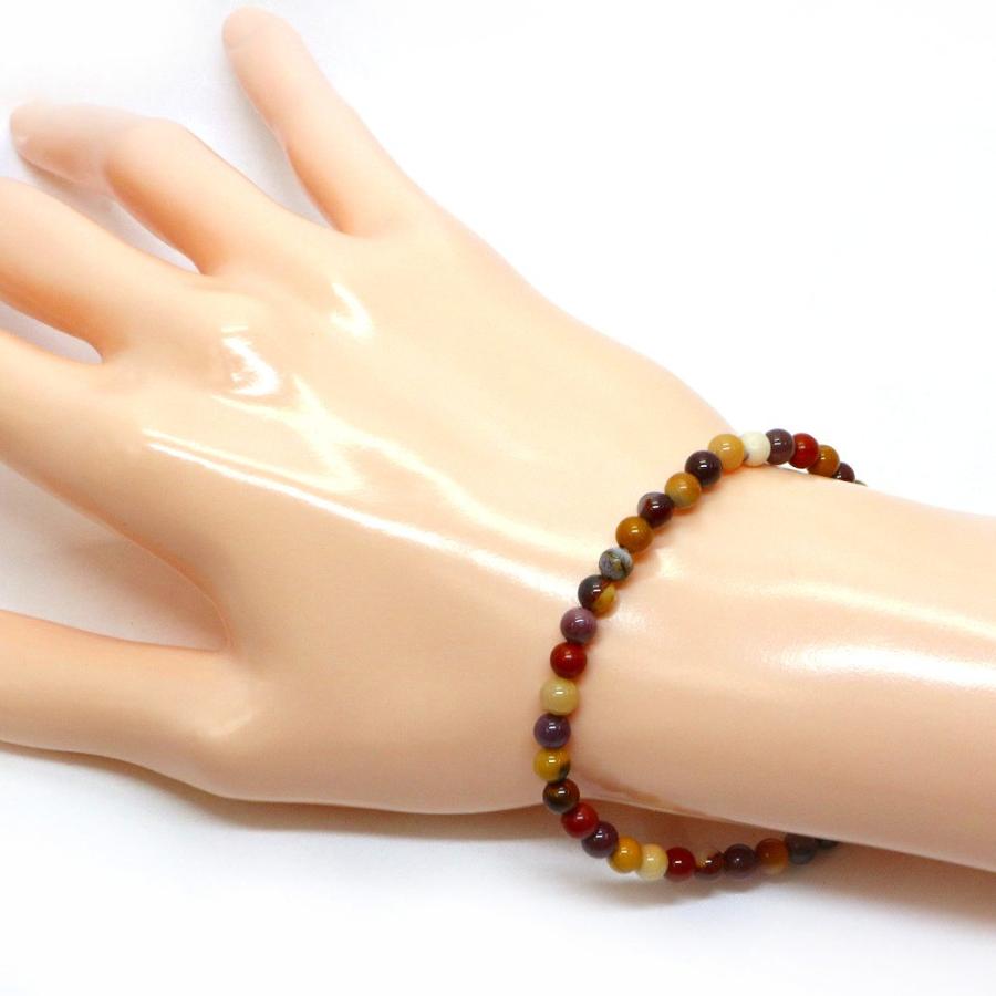 パワーストーン 天然石 ブレスレット ムーカイト ムーアカイト モッカイト 丸玉 4mm 数珠 念珠 Bracelet お試し価格 |  | 02
