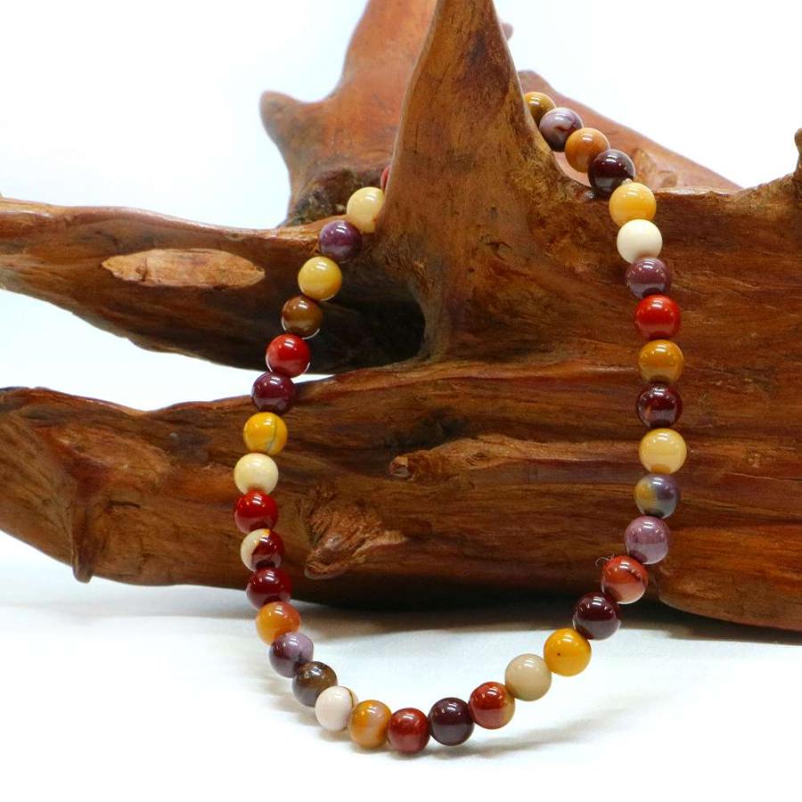 パワーストーン 天然石 ブレスレット ムーカイト ムーアカイト モッカイト 丸玉 4mm 数珠 念珠 Bracelet お試し価格 |  | 03