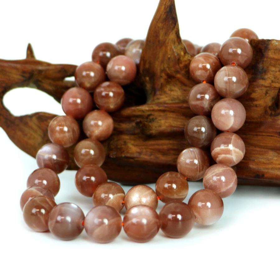 パワーストーン 天然石 ブレスレ ット オレンジムーンストーン【丸玉】12mm 数珠 念珠 Bracelet お試し価 格 |  | 11