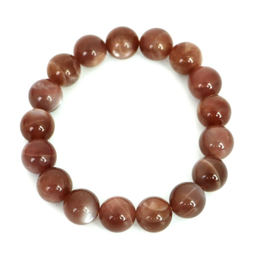 パワーストーン 天然石 ブレスレ ット オレンジムーンストーン【丸玉】12mm 数珠 念珠 Bracelet お試し価 格 |  | 01