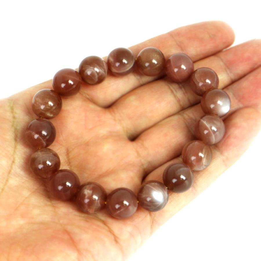 パワーストーン 天然石 ブレスレ ット オレンジムーンストーン【丸玉】12mm 数珠 念珠 Bracelet お試し価 格 |  | 04