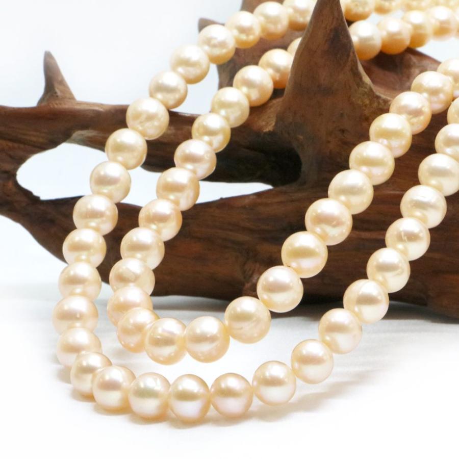 パワーストーン 天然石 ブレスレット 淡水パール（シャンパンゴールド） ポテト 8〜9mm 数珠 念珠 Bracelet お試し価格 |  | 11