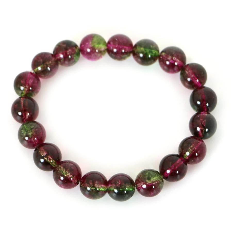 パワーストーン 天然石 ブレスレット クォーツ（染め）ウォーターメロン 丸玉 8mm 数珠 念珠 Bracelet お試し価格 |  | 01