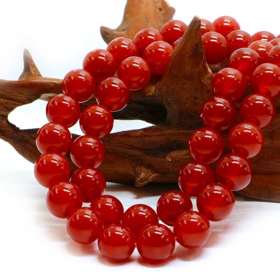 パワーストーン 天然石 ブレスレット レッドアゲート 丸玉 12mm 数珠 念珠 Bracelet お試し価格 |  | 11