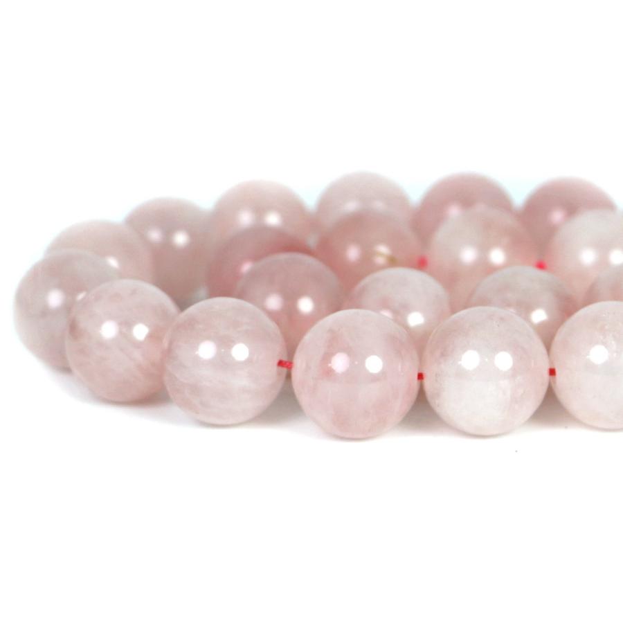 パワーストーン 天然石 ブレスレット ローズクォーツ 丸玉 18mm 数珠 念珠 Bracelet お試し価格 |  | 10