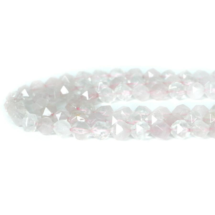 パワーストーン 天然石 ブレスレット ローズクォーツ ダイヤカット 8mm 数珠 念珠 Bracelet お試し価格 |  | 10