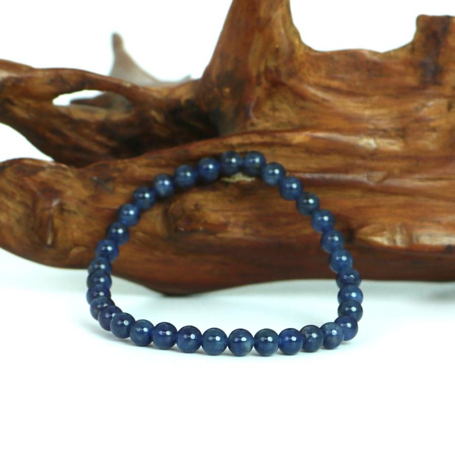 パワーストーン 天然石 ブレスレット サファイア 丸玉 5.5ｍｍ 数珠 念珠 Bracelet お試し価格の画像