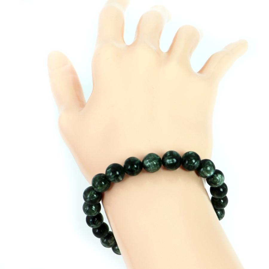 パワーストーン 天然石 ブレスレット セラフィナイト 8ｍｍ玉 数珠 念珠 Bracelet お試し価格 |  | 03