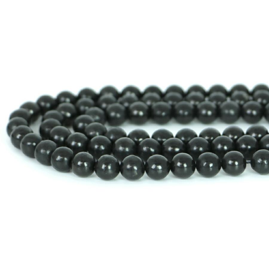 パワーストーン 天然石 ブレスレット シュンガイト shungite ロシア産 丸玉 8mm 数珠 念珠 Bracelet お試し価格 |  | 10
