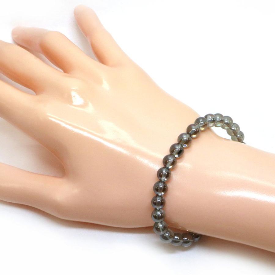 パワーストーン 天然石 ブレスレット シルバーオーラクリスタル 丸玉 6mm 数珠 念珠 Bracelet お試し価格 |  | 02