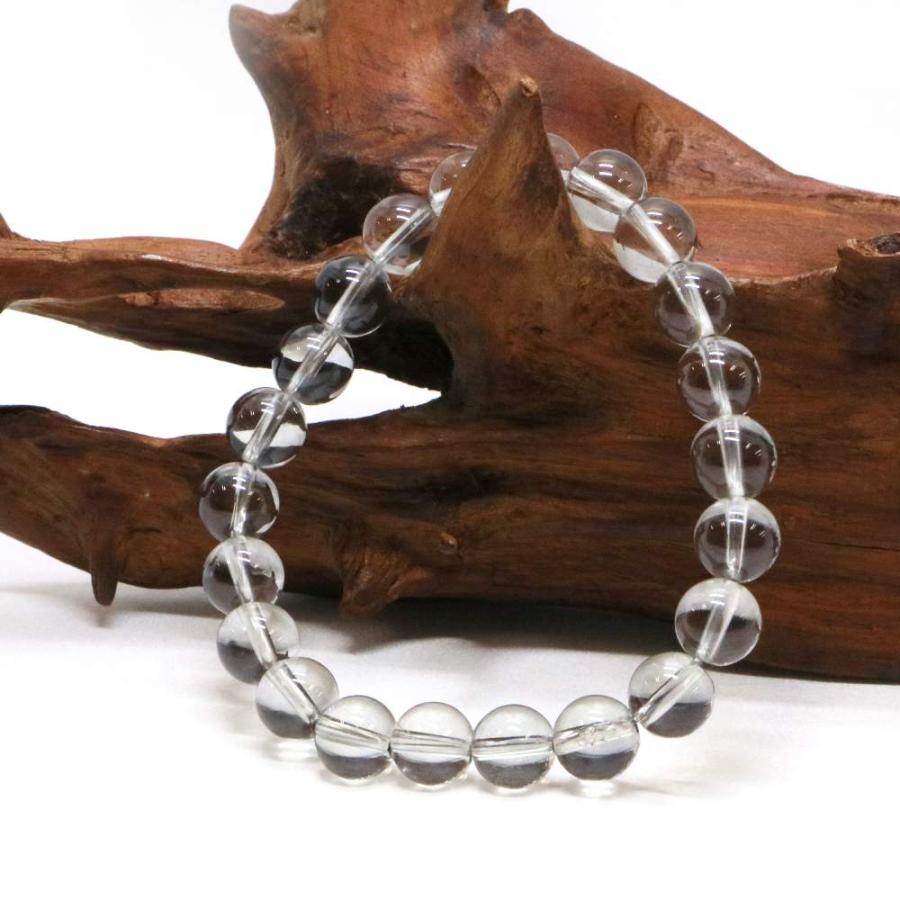 パワーストーン 天然石 ブレスレット シルバーオーラクリスタル 丸玉 8mm 数珠 念珠 Bracelet お試し価格 |  | 03