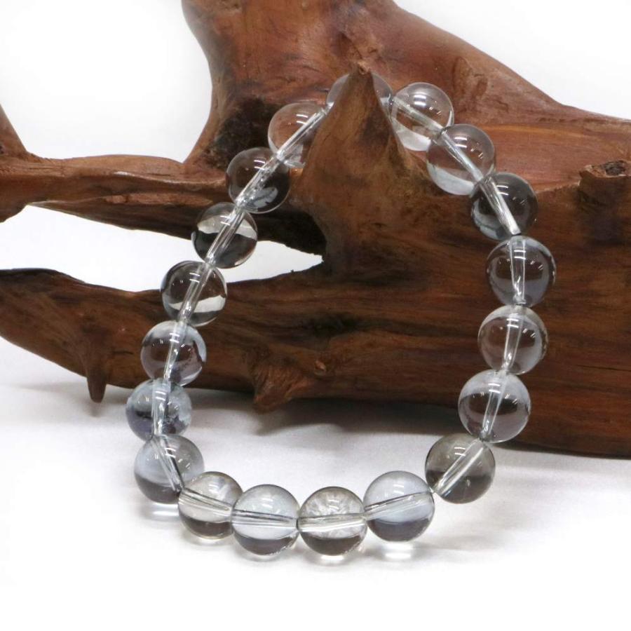 パワーストーン 天然石 ブレスレット シルバーオーラクリスタル 丸玉 10mm 数珠 念珠 Bracelet お試し価格 |  | 03