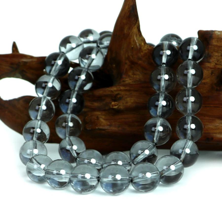 パワーストーン 天然石 ブレスレット シルバーオーラクリスタル 丸玉 12mm 数珠 念珠 Bracelet お試し価格 |  | 11