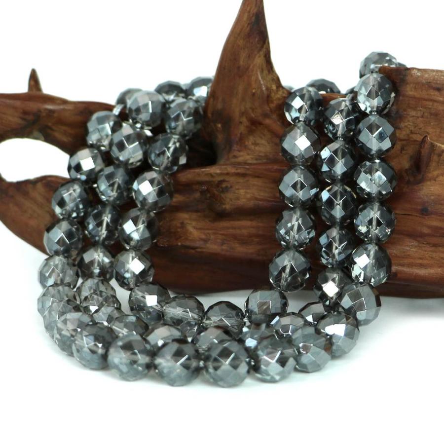 パワーストーン 天然石 ブレスレット シルバーオーラクリスタル カット 10mm 数珠 念珠 Bracelet お試し価格 |  | 11