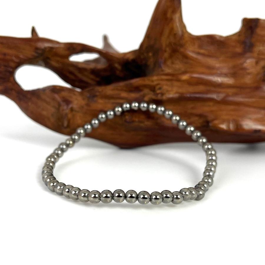 パワーストーン 天然石 ブレスレット シルバーオーラ 丸玉 4mm 数珠 念珠 Bracelet お試し価格 |  | 02