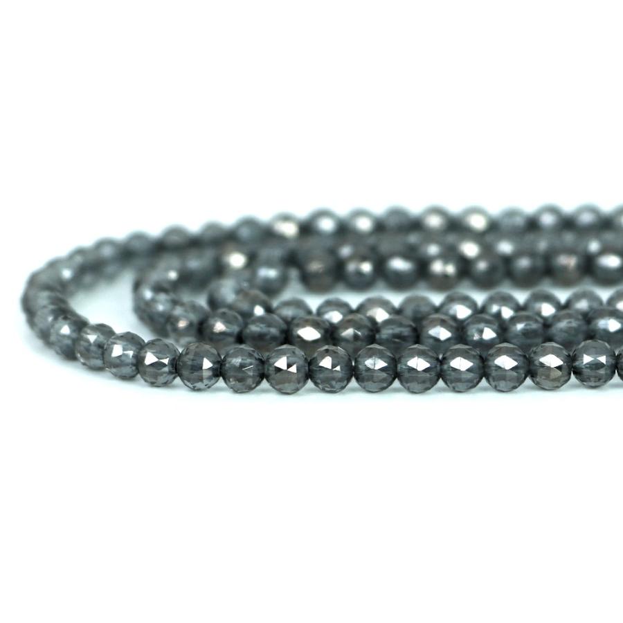 パワーストーン 天然石 ブレスレット シルバーオーラ カット 4mm 数珠 念珠 Bracelet お試し価格 |  | 10