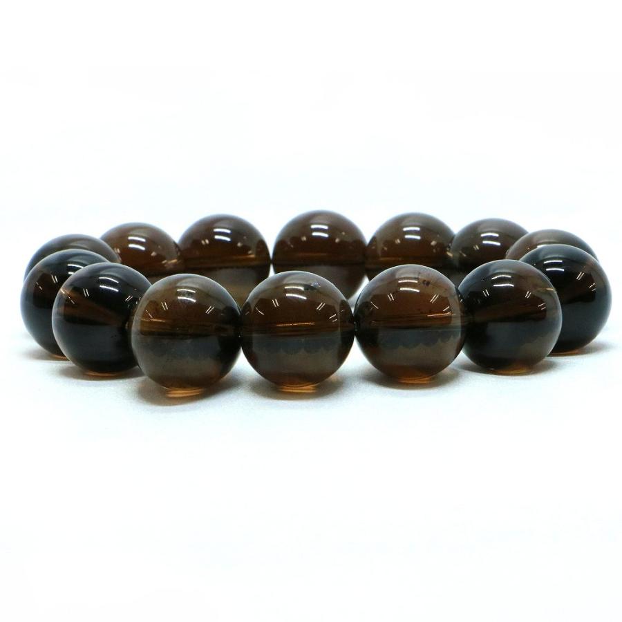 パワーストーン 天然石 ブレスレット スモーキークォーツ 丸玉