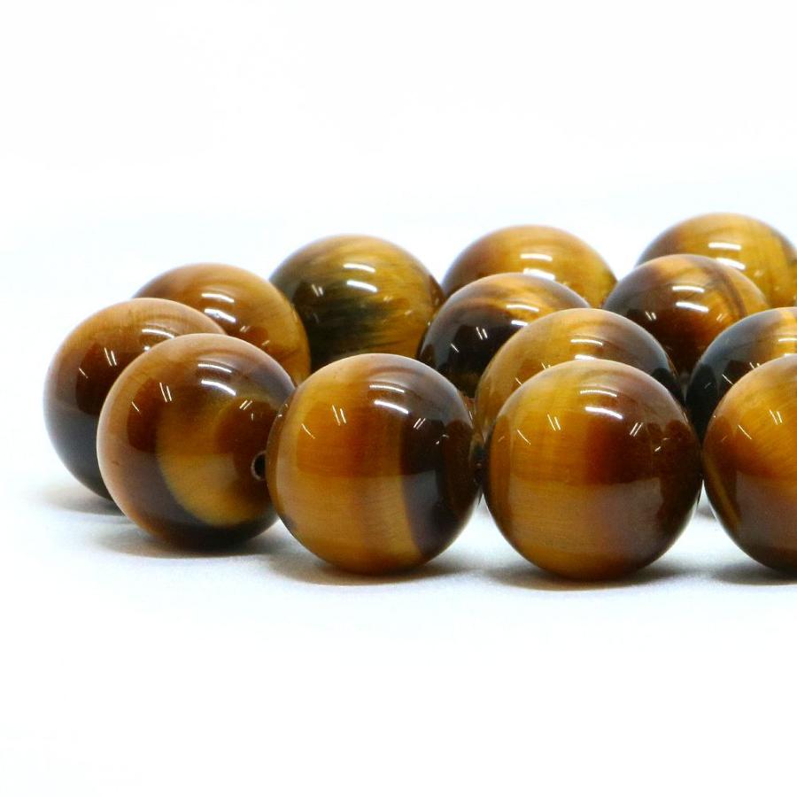 パワーストーン 天然石 ブレスレット タイガーアイ 丸玉 16mm 数珠 念珠 Bracelet お試し価格 |  | 10