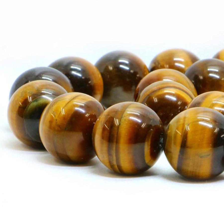 パワーストーン 天然石 ブレスレット タイガーアイ 丸玉 18mm 数珠