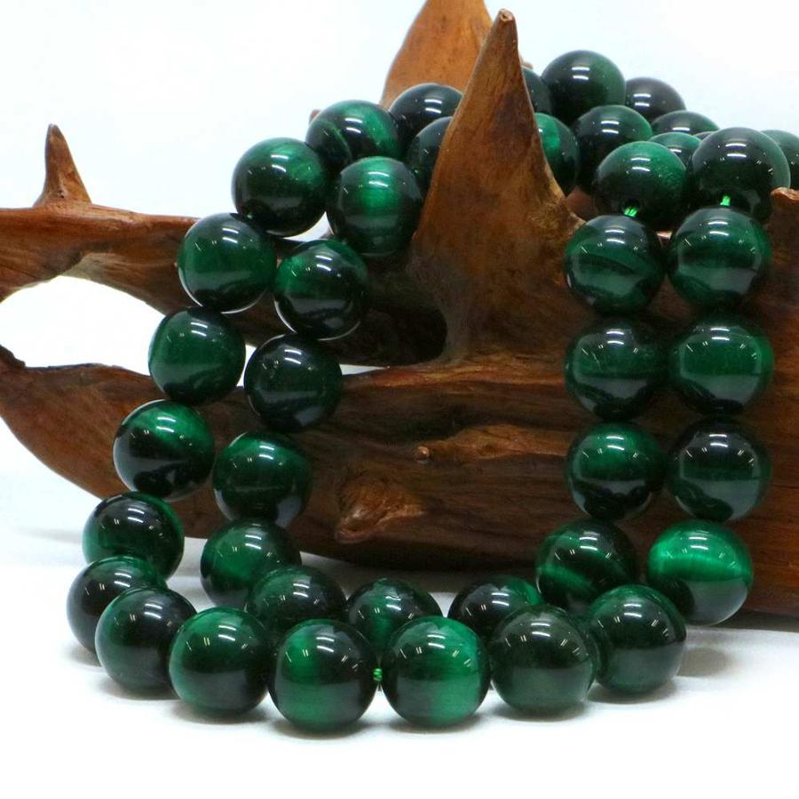 パワーストーン 天然石 ブレスレット グリーンタイガーアイ 丸玉 12mm 数珠 念珠 Bracelet お試し価格 |  | 11