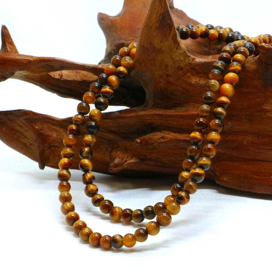 パワーストーン 天然石 ブレスレット タイガーアイ 丸玉 4mm 数珠 念珠 Bracelet お試し価格 |  | 11