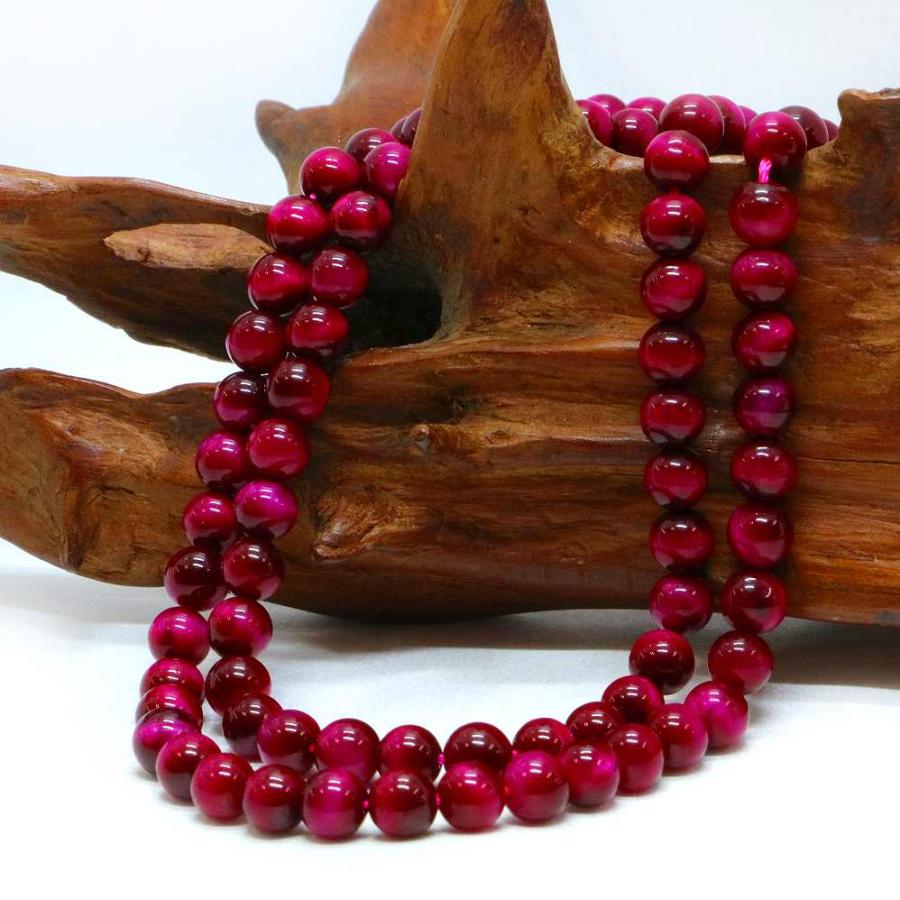 パワーストーン 天然石 ブレスレット ローズタイガーアイ 丸玉 6mm 数珠 念珠 Bracelet お試し価格 |  | 11