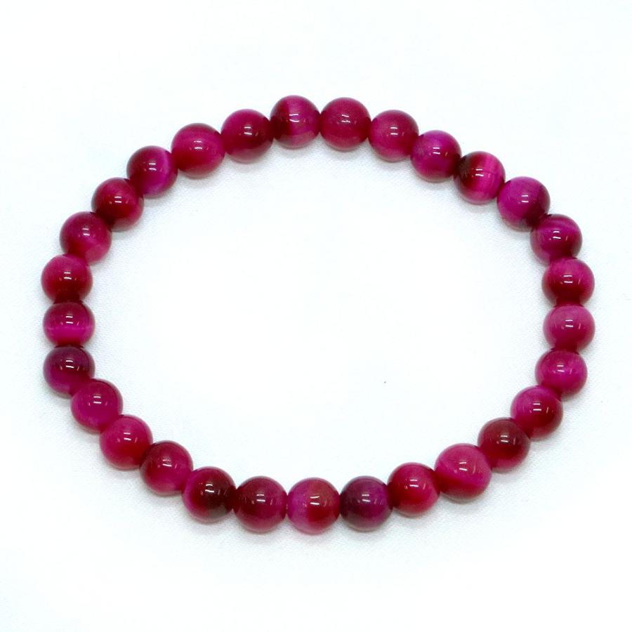 パワーストーン 天然石 ブレスレット ローズタイガーアイ 丸玉 6mm 数珠 念珠 Bracelet お試し価格 |  | 01