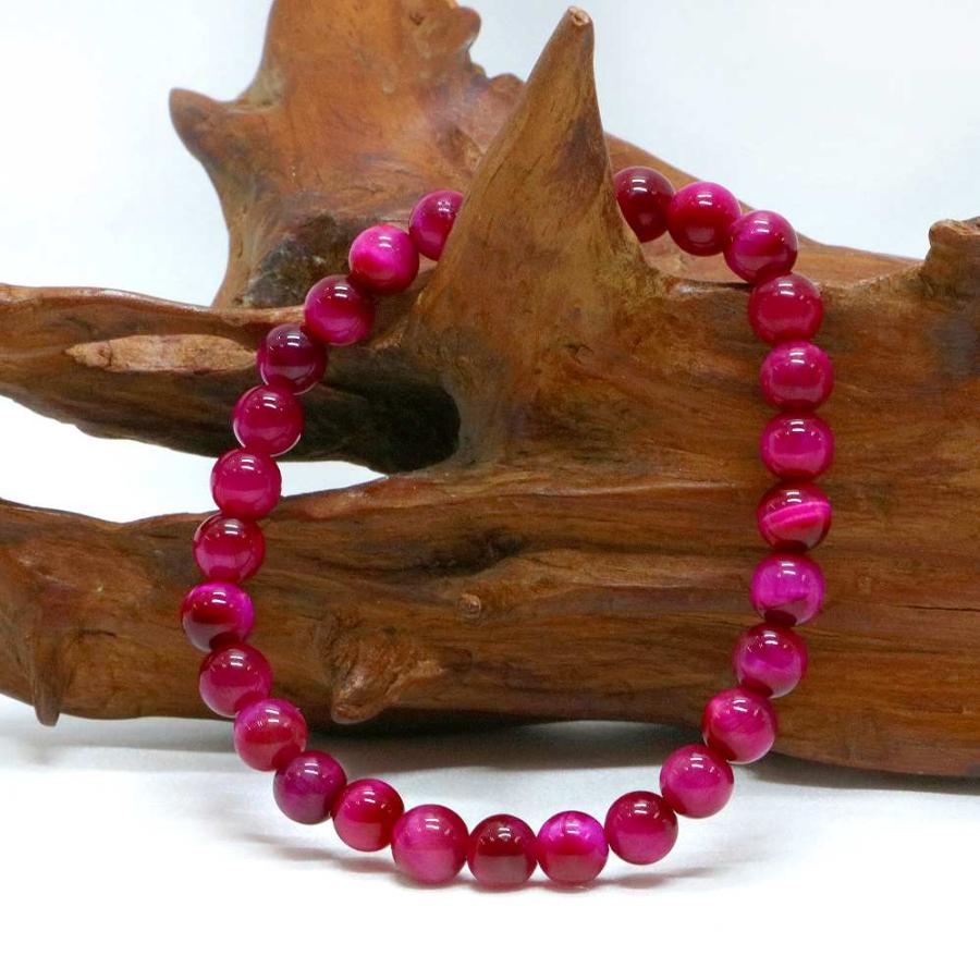 パワーストーン 天然石 ブレスレット ローズタイガーアイ 丸玉 6mm 数珠 念珠 Bracelet お試し価格 |  | 03