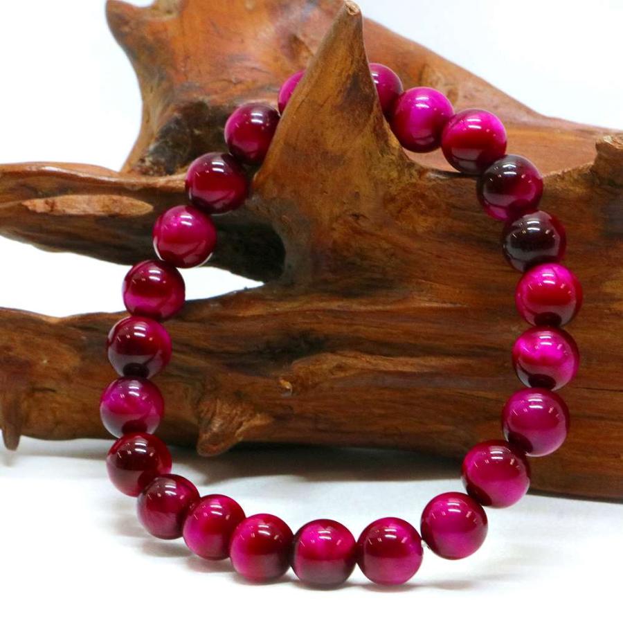 パワーストーン 天然石 ブレスレット ローズタイガーアイ 丸玉 8mm 数珠 念珠 Bracelet お試し価格 |  | 03