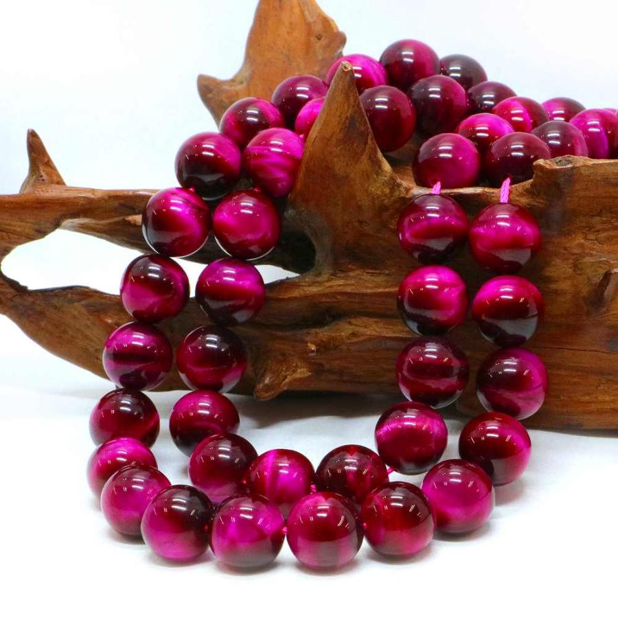 パワーストーン 天然石 ブレスレット ローズタイガーアイ 丸玉 12mm 数珠 念珠 Bracelet お試し価格 |  | 11