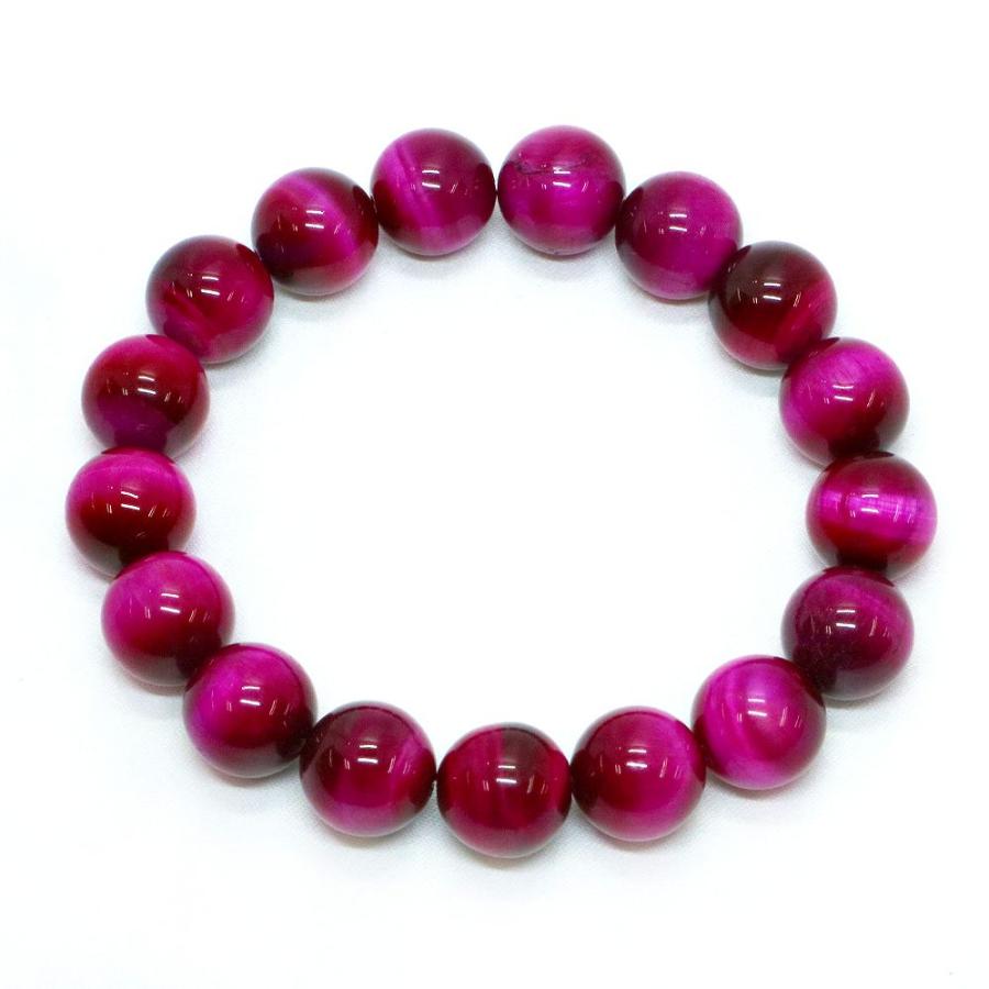 パワーストーン 天然石 ブレスレット ローズタイガーアイ 丸玉 12mm 数珠 念珠 Bracelet お試し価格 |  | 01