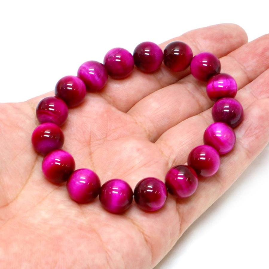 パワーストーン 天然石 ブレスレット ローズタイガーアイ 丸玉 12mm 数珠 念珠 Bracelet お試し価格 |  | 04