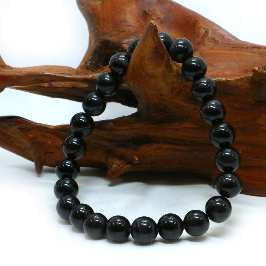 パワーストーン 天然石 ブレスレット ブラックタイガーアイ 丸玉 8mm 数珠 念珠 Bracelet お試し価格 |  | 03