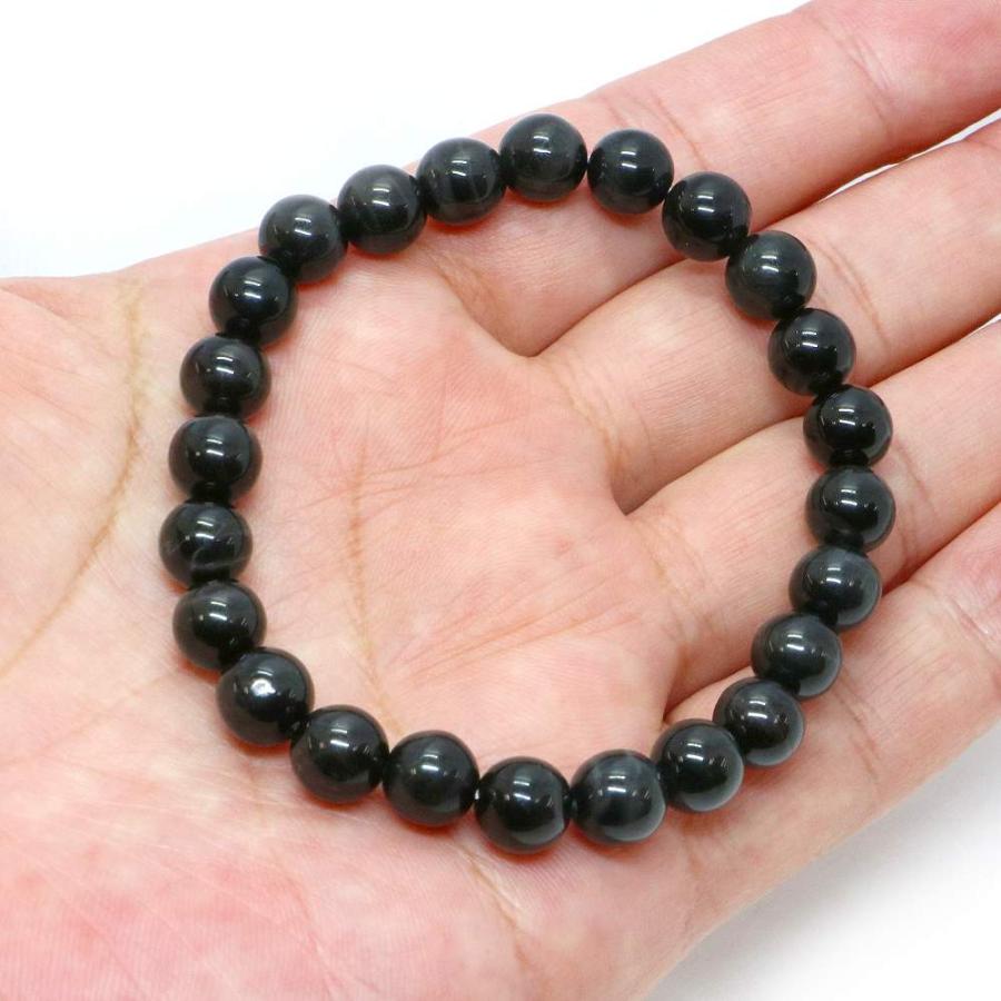 パワーストーン 天然石 ブレスレット ブラックタイガーアイ 丸玉 8mm 数珠 念珠 Bracelet お試し価格 |  | 04