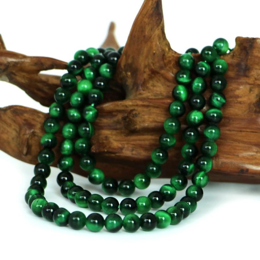 パワーストーン 天然石 ブレスレ ット グリーンタイガーアイ【丸玉】6mm 数珠 念珠 Bracelet お試し価 格 |  | 11
