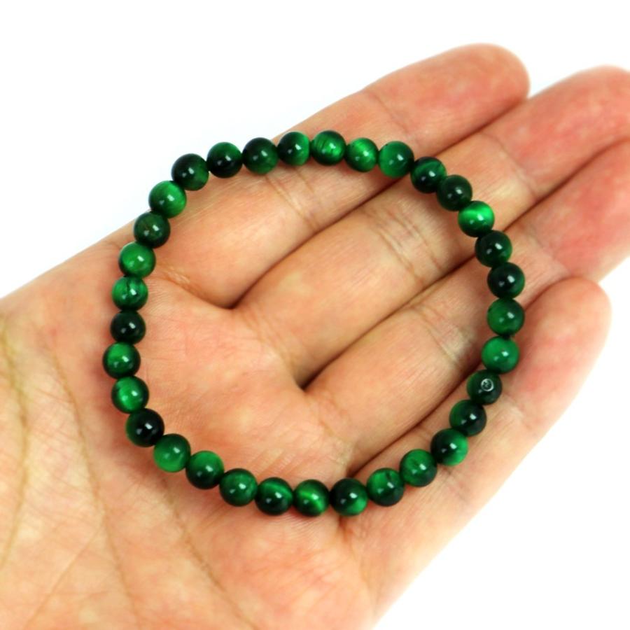 パワーストーン 天然石 ブレスレ ット グリーンタイガーアイ【丸玉】6mm 数珠 念珠 Bracelet お試し価 格 |  | 04
