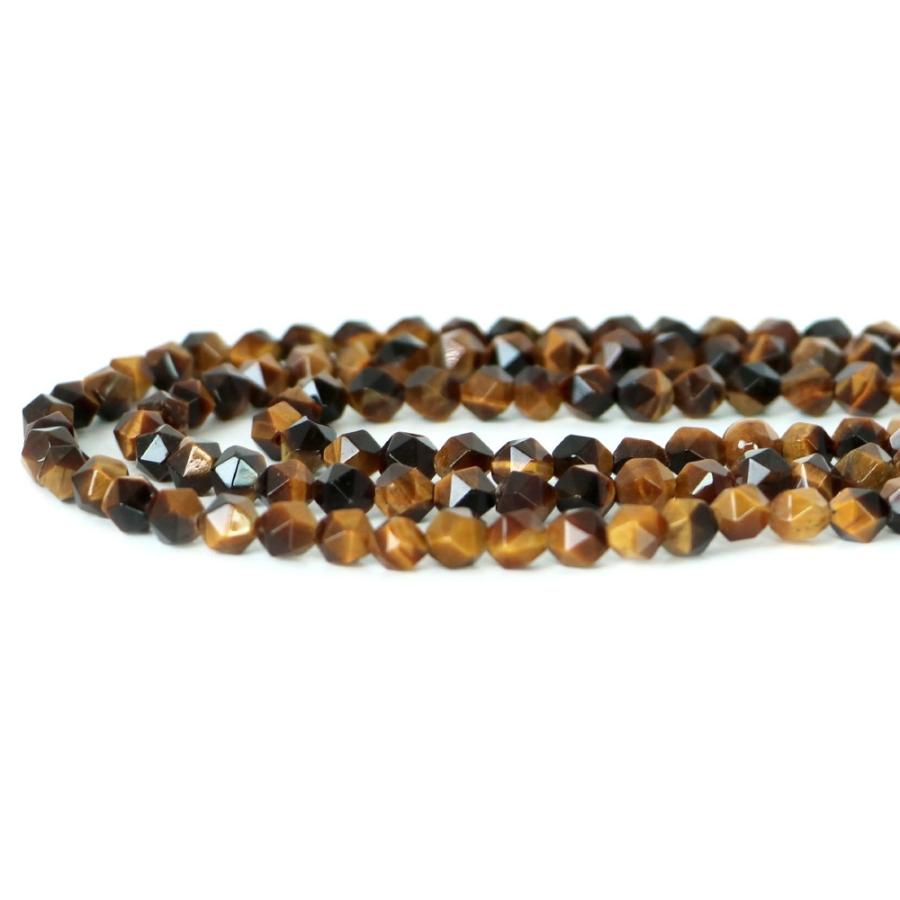 パワーストーン 天然石 ブレスレット タイガーアイ ダイヤカット 6mm 数珠 念珠 Bracelet お試し価格 |  | 10