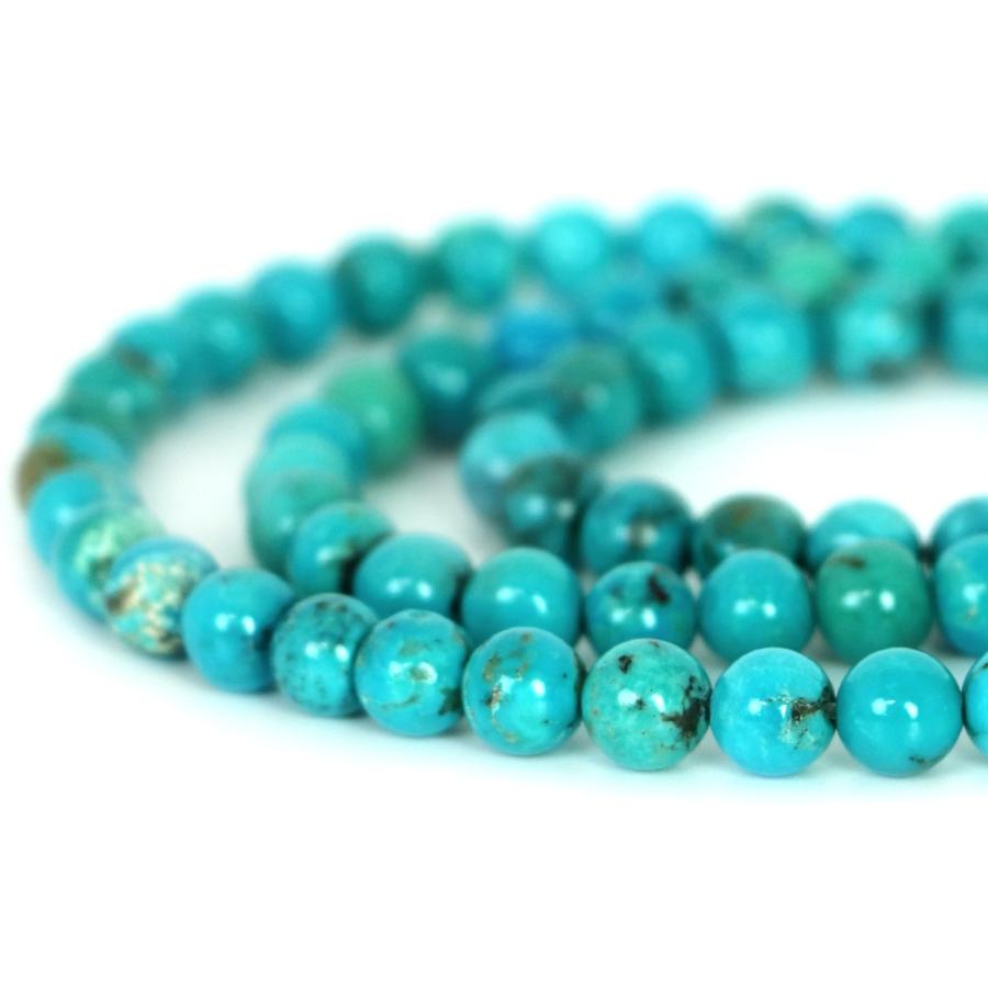 パワーストーン 天然石 ブレスレット ターコイズ トルコ石 丸玉 8mm 数珠 念珠 Bracelet お試し価格 |  | 10