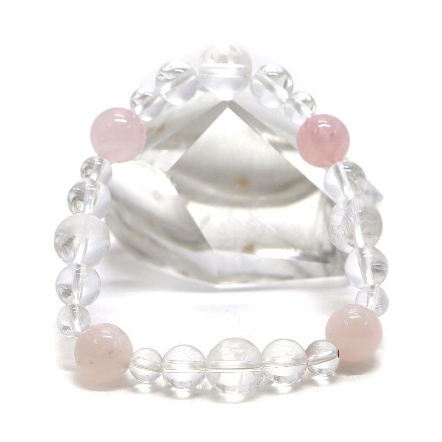 四神相応誕生石ブレスレット10月ローズクォーツ 天然石ブレス パワーストーン Bracelet |  | 01