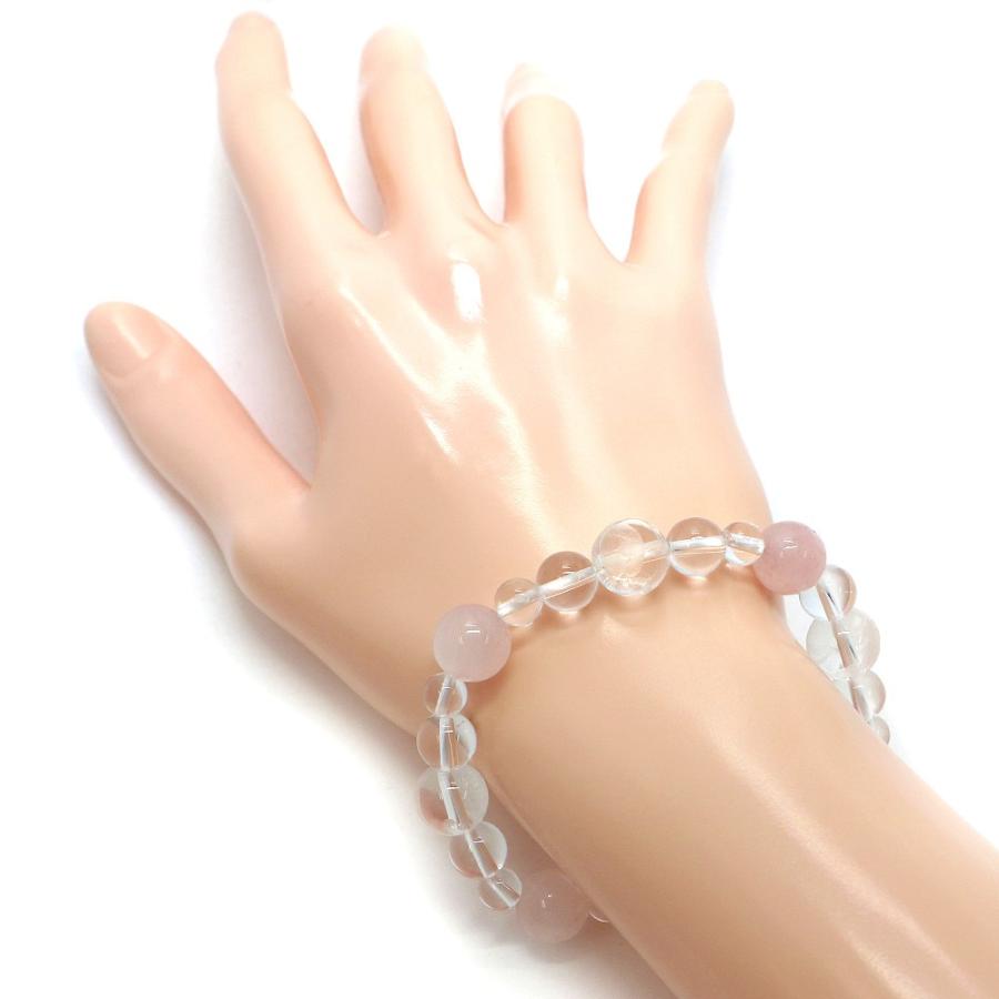 四神相応誕生石ブレスレット10月ローズクォーツ 天然石ブレス パワーストーン Bracelet |  | 04