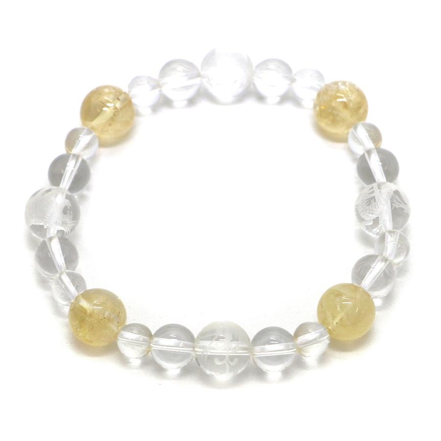 四神相応誕生石ブレスレット11月シトリン 天然石ブレス パワーストーン Bracelet |  | 03