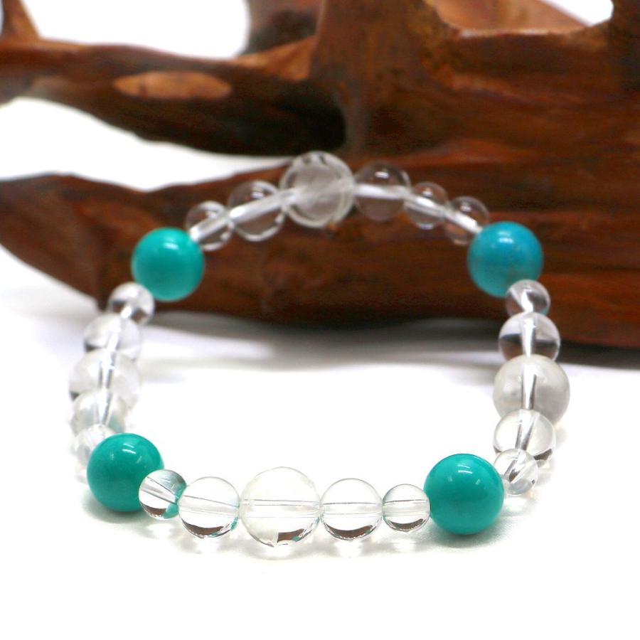 四神相応誕生石ブレスレット12月ターコイズ 天然石ブレス パワーストーン Bracelet | 