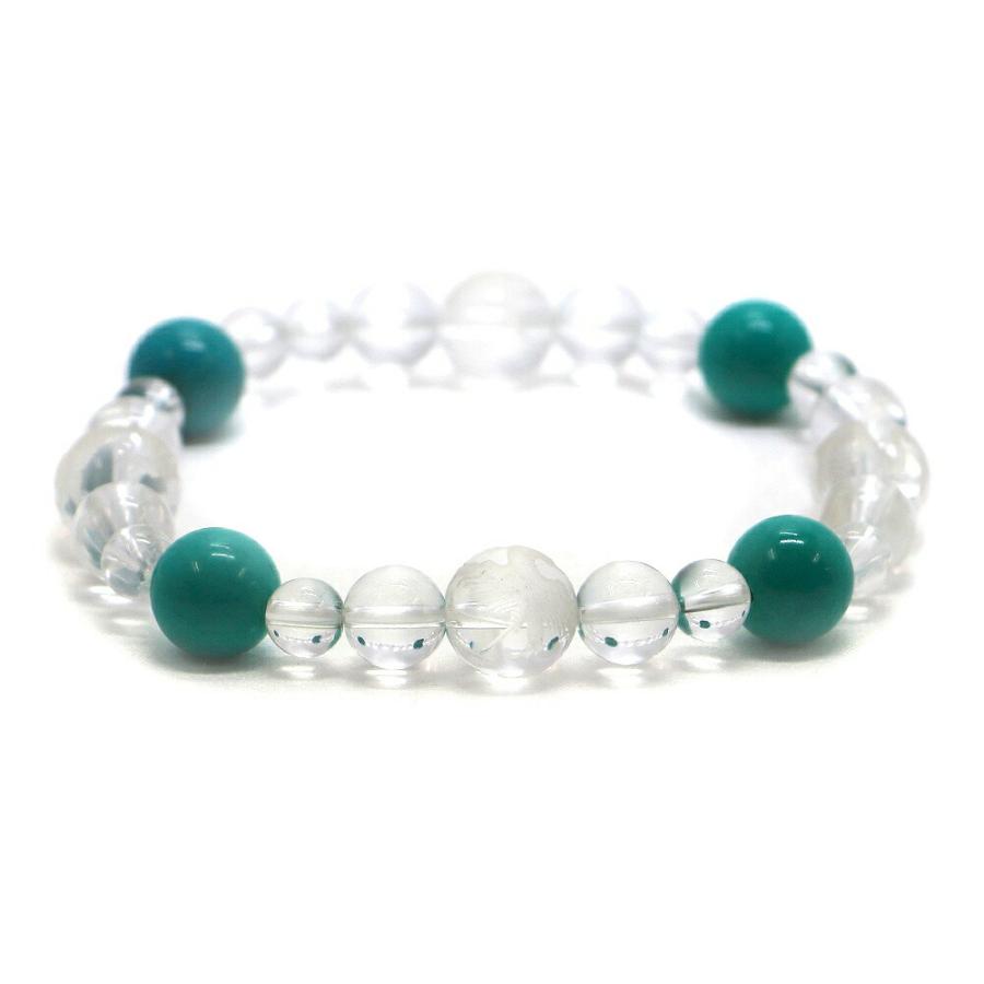 四神相応誕生石ブレスレット12月ターコイズ 天然石ブレス パワーストーン Bracelet |  | 02