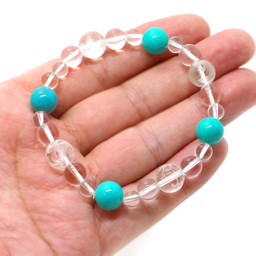 四神相応誕生石ブレスレット12月ターコイズ 天然石ブレス パワーストーン Bracelet |  | 05