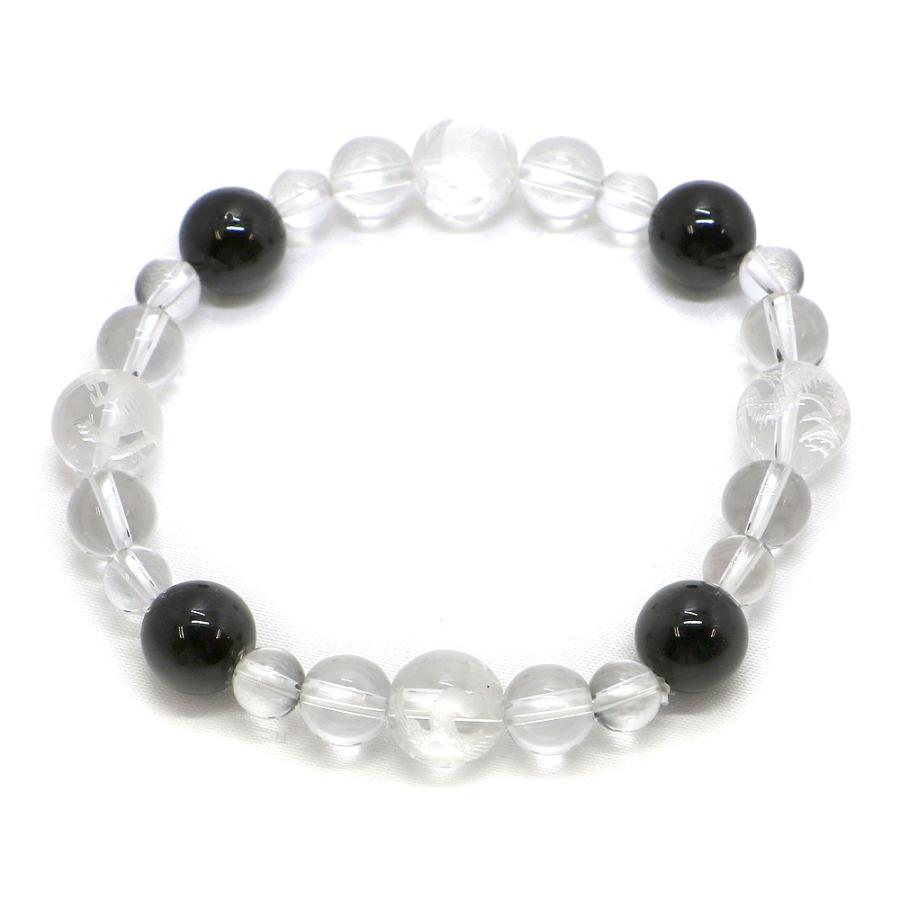 四神相応誕生石ブレスレット1月ガーネット 天然石ブレス パワーストーン Bracelet |  | 03